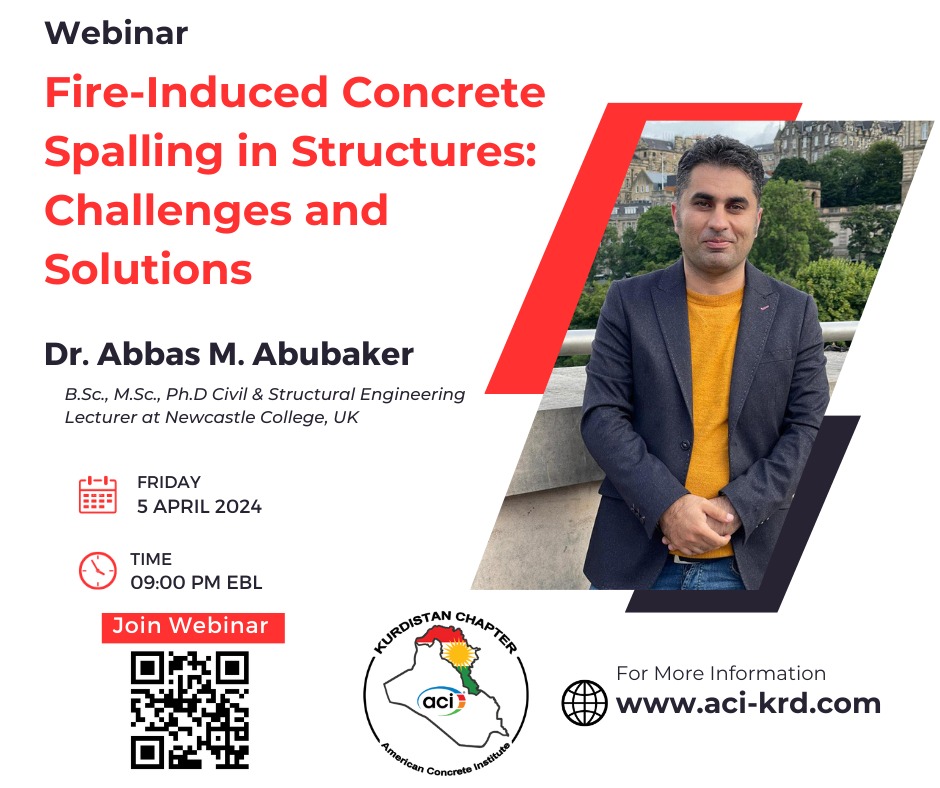 Webinar on "Fire-Induced Spalling in Structures" Challenges and Solutions"